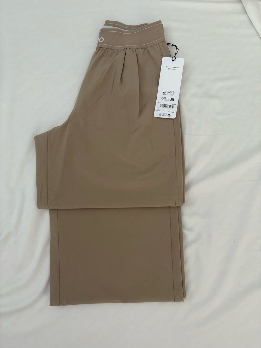 ALO Yoga suit up trousers gravel size xs BNWT - Picture 6 of 8